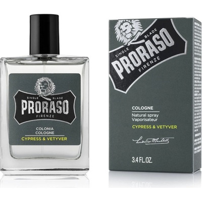 Proraso Cypress and Vetyver kolínská voda pánská 100 ml