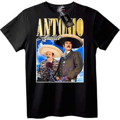 NOONEBRAND Тениска Antonio Aguilar - L, Black
