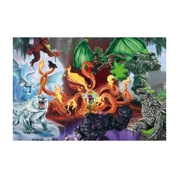 Schmidt Spiele Puzzle 200 Scary Creatures + G3 Figure