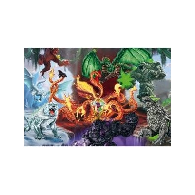 Schmidt Spiele Puzzle 200 Scary Creatures + G3 Figure