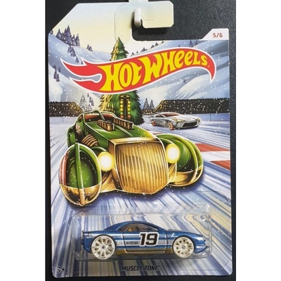 Mattel Hot Weels Kovová autíčka Holiday Hot Rods Muscle Tone GBC66