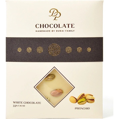 DP chocolate čokoláda Basic biela s pistáciami 70 g