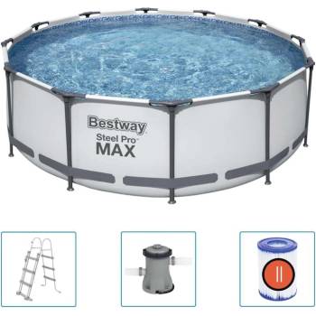 Bestway Steel Pro MAX Комплект плувен басейн, 366x100 см (B.V.)
