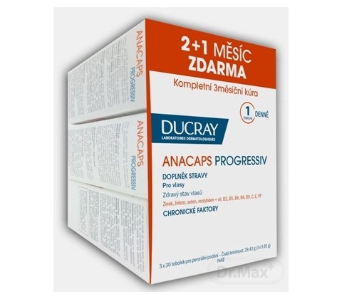 Ducray Anacaps Progressiv 3 x 30 kapsúl