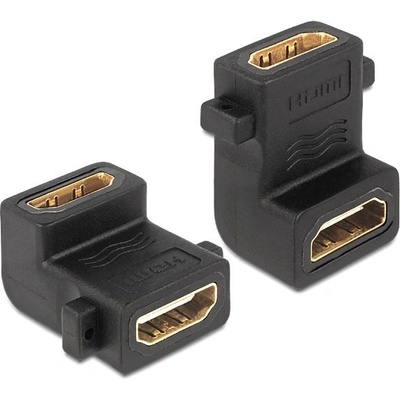 Delock Адаптер, Delock, HDMI A женско - женско, Черен (DL65510)