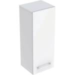 Geberit Стенен шкаф за баня Geberit Selnova Square бял, 1 врата, 85 см (501.276.00.1)