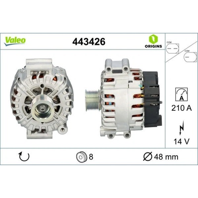 generátor VALEO 443426