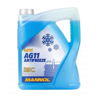 MANNOL Син антифриз готов за употреба Mannol Antifreeze AG11 (-40 °C) Longterm 4011 5 L (4011)