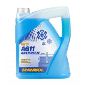 MANNOL Син антифриз готов за употреба Mannol Antifreeze AG11 (-40 °C) Longterm 4011 5 L (4011)