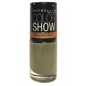 Maybelline Color Show Vintage Leather лак за нокти Nr. 208 Sage Staple Green 7 мл