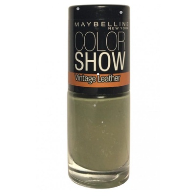 Maybelline Color Show Vintage Leather лак за нокти Nr. 208 Sage Staple Green 7 мл