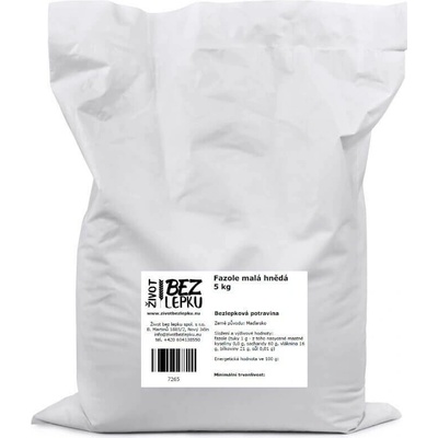 Život bez lepku Fazuľa malá hnedá 5 kg