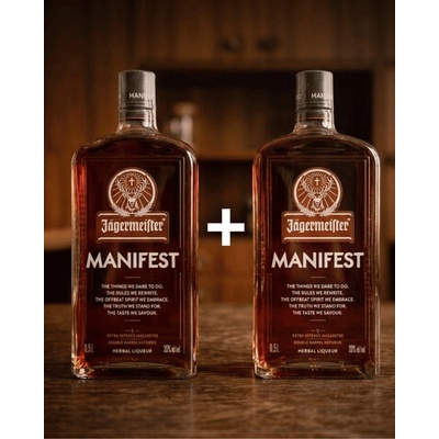 Jägermeister Manifest 38% 0,5 l (holá láhev)