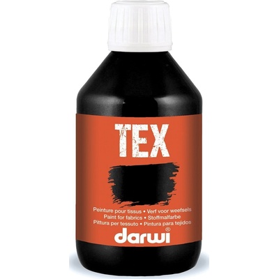 Darwi Tex Боя за плат Black 250 ml 1 бр (DA0100250100C)