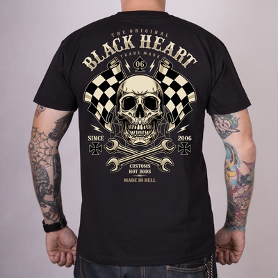 Pánské triko Black Heart STARTER černá