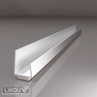 LIKOV Lišta PVC lemovací s dilatační páskou pro SDK desky G-EF PVC š. 12,5mm, délka 2,5m