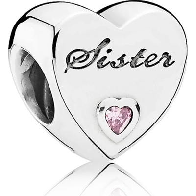 Pandora Stříbrný korálek Milovaná sestra 791946PCZ