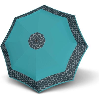 Doppler fiber Mini style aqua Viola dámský skládací deštník modrý