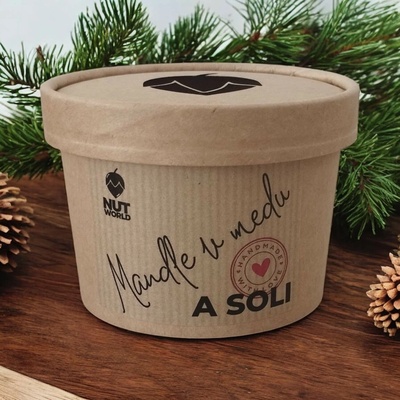 Nutworld Mandle v medu a soli v EKO kelímku 100 g