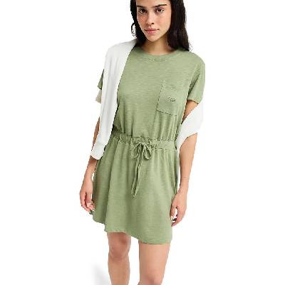 Рокля Roxy Sunny Expedition Solid short sleeve dress - Green (Oil Green)