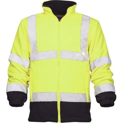 Ardon HI-VIS REF401 výstražná flísová mikina žltá-čierna H8904