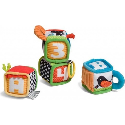 Infantino Textilní kostky s aktivitami 4 ks