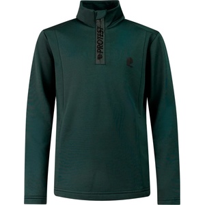 Protest Детски поларен пуловер Protest Kid's PRTRewillowy 1/4 Zip Active Top Fleece jumper - Kombu Green - размер 104 (EU) (704-5509-1111)