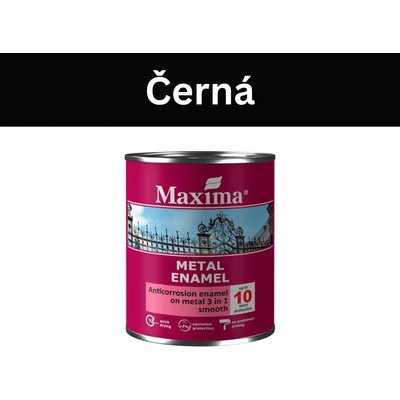 Maxima Kovářská barva 3v1 0,75 l černá hladká