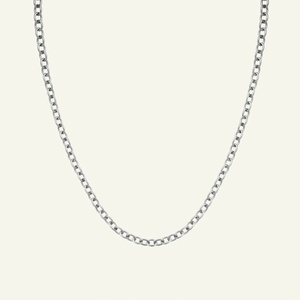 Rosefield колие в сребрист цвят Oval Chainlink JNOCS-J627 Rosefield | Lilav | ЖЕНИ | ЕДИН РАЗМЕР