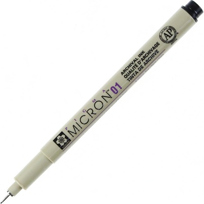 Liner Sakura Pigma Micron 01 - 0,25 mm, černá