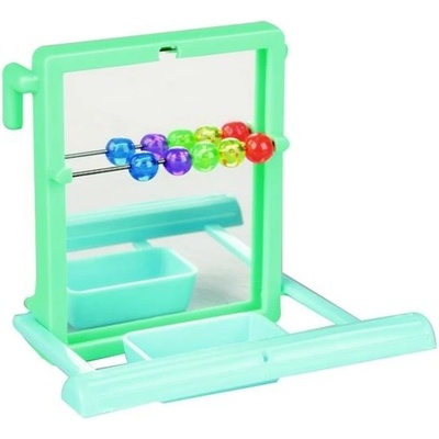 Flamingo Zrcátko s bidýlkem 10 x 7 x 9 cm – Zboží Mobilmania