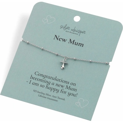 Hot Diamonds Silver Whisper SWB008