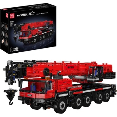 Mould King 17074 Autojeřáb R/C LTM 1110 Červená