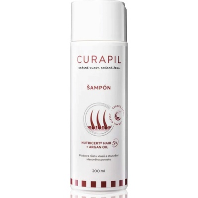 Curapil aktivačný šampón pre podporu rastu vlasov 200 ml