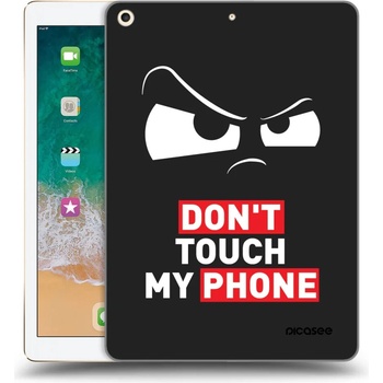 Picasee silikónový čierny obal Apple iPad 9.7 2017 5. generace Cloudy Eye Transparent