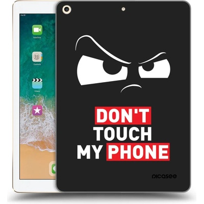 Picasee silikónový čierny obal Apple iPad 9.7 2017 5. generace Cloudy Eye Transparent