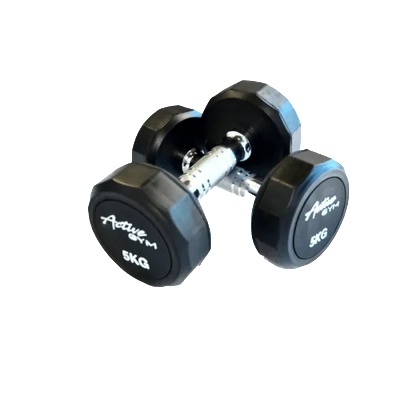 Active Gym Професионални Гумени Дъмбели Active Gym 32, 5 кг - 50кг (Professional Rubber Dumbbells 32,5 kg - 50 kg)