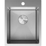 Mexen Solix кухненска мивка от неръждаема стомана с 1 отделение 400 x 500 мм, inox HC - 6406401000-01HC (6406401000-01HC) Мивка за вграждане