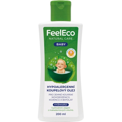 FeelEco Baby Hypoalergenní koupelový olej 200 ml