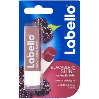 Labello Blackberry shine tónovací balzam na pery s černicovou arómou 4,8 g