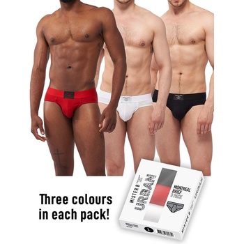 Image 1 of Mister B Urban Montreal Brief 3 pack XXL