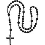 HARAHU Колие Броеница - Черен kp34095