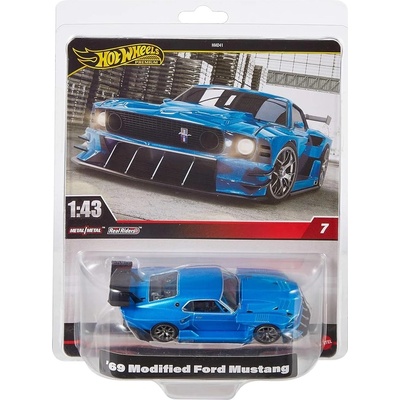 Mattel Метална количка Hot Wheels - '69 Modified Ford Mustang, 1: 43 (HMD41)