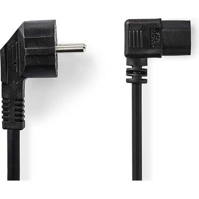 Nedis Захранващ кабел Nedis CEGL10020BK20 IEC-320-C13, 3 x 0, 75 mm, мъжки конектор, дължина 2 m (CEGL10020BK20)