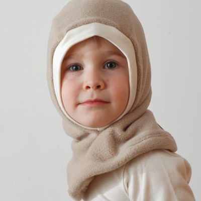 Zimní kukla pro atopiky světle hnědá – Zboží Mobilmania