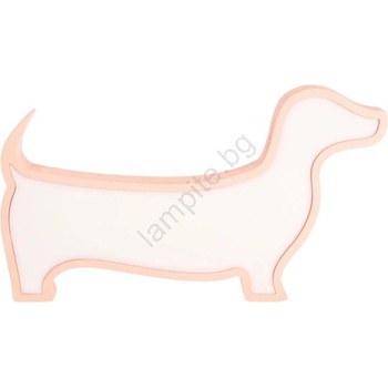 Candellux Led детска настолна лампа dog led/12w/230v розова (ca1089)