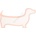 Candellux Led детска настолна лампа dog led/12w/230v розова (ca1089)