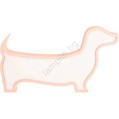 Candellux Led детска настолна лампа dog led/12w/230v розова (ca1089)