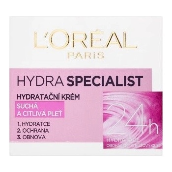 L'Oréal Triple Active denný krém suchá a citlivá pleť 50 ml