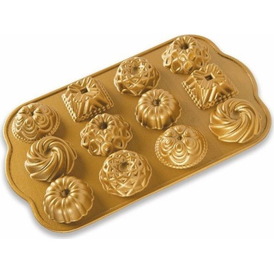 Nordic Ware Minibábovky plát s 12 formičkami zlatá 280 ml